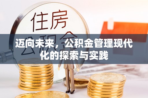 巧家迈向未来，公积金管理现代化的探索与实践
