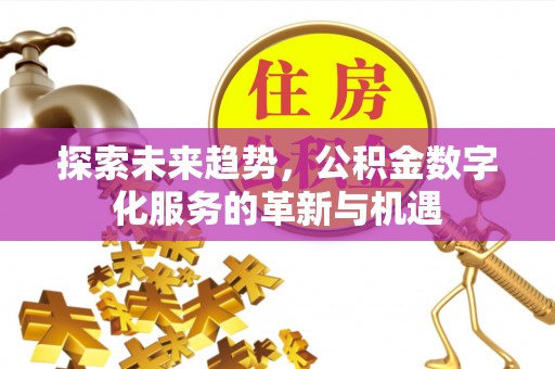 巧家探索未来趋势，公积金数字化服务的革新与机遇