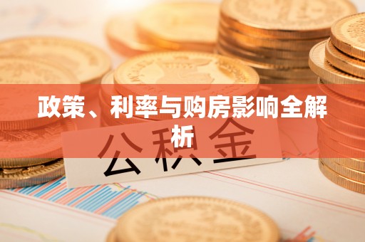 巧家政策、利率与购房影响全解析