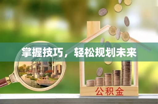 巧家掌握技巧，轻松规划未来