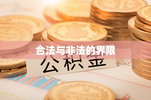 巧家合法与非法的界限